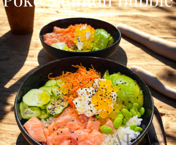 Poké Saumon bubble Mangue